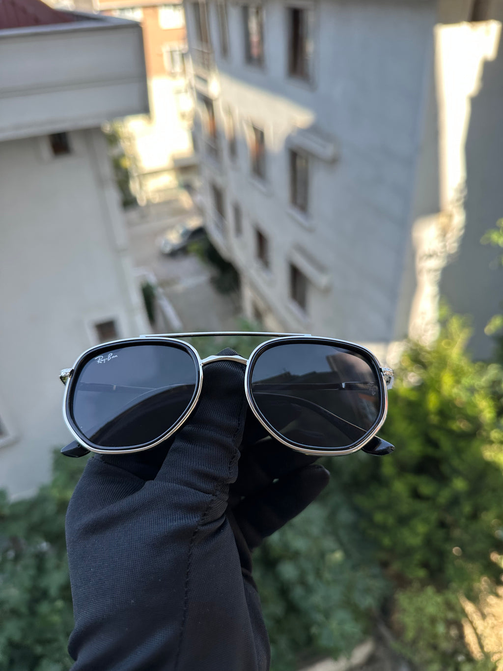 RYB011 RB Gümüş Çerçeve Güneş Gözlüğü